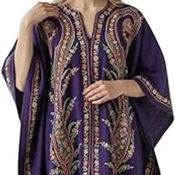 kashmir gallery Kashmiri Woolen Ethenic Shrugs with Traditional Aari Embroidery Black-picture-22