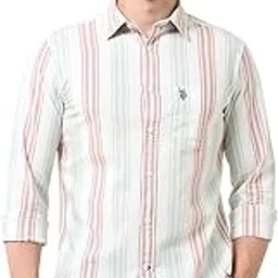 u.s. polo assn. Men's Striped Regular Fit Shirt-picture-41