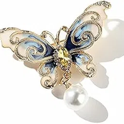 preptep Butterfly Brooch Pin for Women Rhinestone Crystal Pearl Brooch Lapel Pin Clothing Hat Bag Accessories for Christmas Valentine's Day Birthday Gift-picture-44