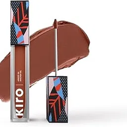 Kiro Non-Stop Airy Matte Liquid Lipstick - Nude Espresso, 5ml | Super-Pigmented, Long-Lasting, hydrating | Waterproof, Smudge-Proof, Lightweight | Infused with Avocado & Apricot Oil-picture-37