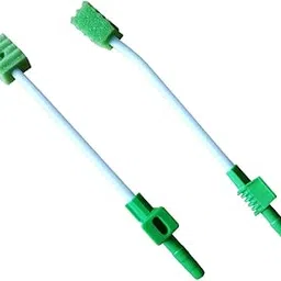 MUNKCARE Disposable Suction Swab, Suction Device Sponge Swab,Oral Cleaning Swab for Unconscious elderly (Green 50 counts)-picture-23
