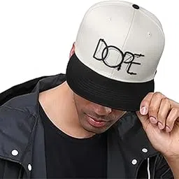VRITRAZ Comfortable Polyest Unisex Hip Hop Stylish Graffiti Printed Cap with Adjustable Snapback Closer for Men and Women-image-12
