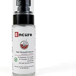 ENCURE™ Hair Growth Serum | Advanced Formula with 3 % Redensyl, 3 % Anagain, 3 % Procapil, 5 % Capixyl & 4% Baicapil | 18% Hair Growth Actives | Thicker & Stronger Hair Growth | Stimulates Hair Growth & Hair Fall Control Serum for Men & Women, 50ml-image-79