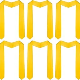 tongcloud 6pcs 70 Inch Unisex Graduation Stole Sash Adult Plain Sublimation Graduation Stole Plain Satin Stole for Men Women-picture-26