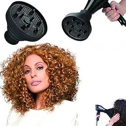 Zorzel Hair Diffuser, Universal Hair Dryer Diffuser For Curly Hair and Natural Hair, Professional Hair Diffuser Attachment Fits 99.9% Blow Dryer Nozzle 1.5"- 2.67" to Minimizes Frizz Volume (Black)-picture-12