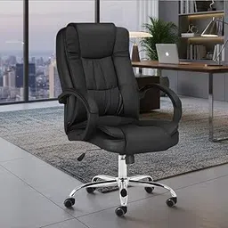 Luxury Spring Upholstered Premium Leather Executive Director Office Chair-picture-11