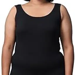 Adira | Plus Size Camisole for Women | Plus Size Inner Tank Tops | Wide Fabric Shoulder | Round Neckline | Lightweight & Sleeveless | Offers Full Coverage | Pack of 1-picture-21