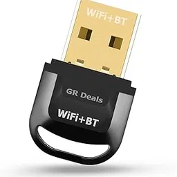 2 in 1 USB WiFi + Bluetooth Adapter for PC, Plug & Play Dual Band 2.4/5Ghz with Bluetooth 5.2, Dongle Receiver Wi-Fi & BT Long Range for Desktop/Laptop/Keyboard/Mouse/Headset. (Black)-picture-14