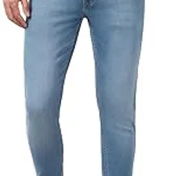 Men's Slim Jeans (PJDNCNSTFX66707_Light Blue-image-33