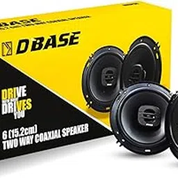 DBASE 6 Two-Way Coaxial Car Speakers | High Bass & Superior Sound | PP Injection Cone & Treated Rubber Edge | Easy Installation-picture-45