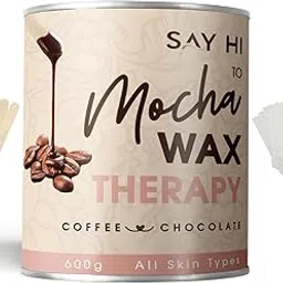 Say Hi to Mocha Wax Therapy | Coffee & Hot Chocolate Wax for All Seasons | Super Light on Sensitive Skin | Detan Hair Removal Formula for Arms, Legs, chest, and Full body (600g)-picture-27