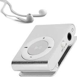 Drumstone 𝟏𝟎 𝐘𝐞𝐚𝐫𝐬 𝐖𝐚𝐫𝐫𝐚𝐧𝐭𝐲 Mini MP3 Player, Portable Digital Musicwith BackIncludes Earphones & USB Cable | SupportsCard | Lightweight (Silver)Card not included-picture-29