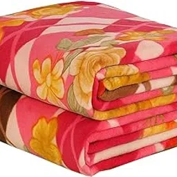 All Season Multipurpose Polar Fleece Printed Assorted Multicolor Light Weight Double Bed Blanket (90x90 Inch), Skin Friendly,Blanket for Winter Double Size Set of 2-image-5