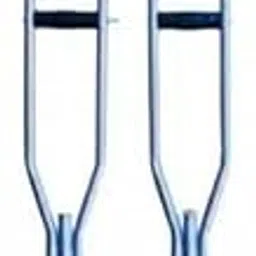 Florix Nation Under Arm Crutches Aluminium Crutches For Physically Chalenged With Adjustable Elbow Support, Pvc Grip Handle, Light Weight & Height Adjustable, Walking Stick(1 Pair) - - Blue-picture-22