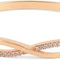 nilu's collection Rose Gold Plated Kada Bracelet with American Diamond for Women And Girls | Anti-Tarnish | Everyday Wear | Office Wear | Anti-Allergy-picture-55