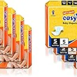Easyfit Baby Diapers/Pants (Pack of 8) | Anti Rash & Wetness Indicator | Extra Absorb & Leak Proof Diapers | Cottony Soft Material Diaper Pant | Complete Comfort (S, 40 Count)-picture-16