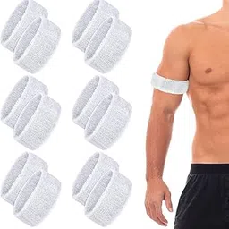 12 Pieces Bicep Band Arm Bands Football Accessories Drip, 1 Inch (White)-image-18