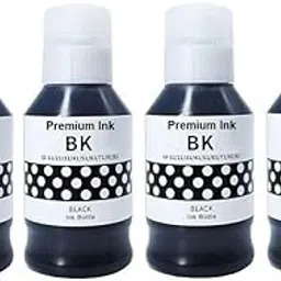 GEDI GI71 Black Refill Ink Use for Canon Pixma G2020, G2021, G2060, G3020, G3021, G1020 Printer (Pack of 4) image 1