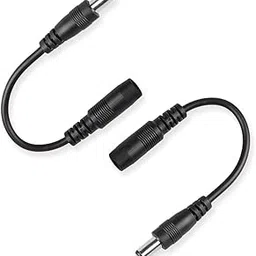 Mr.Power Reverse Polarity Converter Cable 5.5 X 2.1 For Keyboard Guitar Effect Pedal (2 pcs)(Black)-picture-51