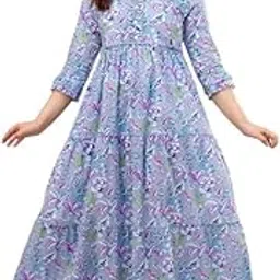 henal Women's Cotton Tiering Maternity Dress Pregnancy Casual 3/4 Sleeve for Feeding Nursing Maternity Dress-picture-37