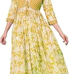 dhruvi Cotton Women's Anarkali Maternity Feeding Kurti/Kurta with Zipper Covered by Jacket| Comfortable & Elegant Pre and Post Pregnancy Kurti Dress/Kurta Dress-picture-41