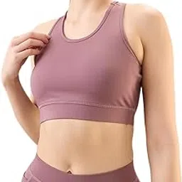 zyrafit Seamless Sports Bra, Non-Padded, Low Impact Workout Activewear Sports Bra-picture-16
