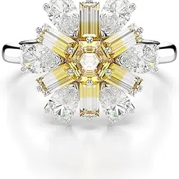 Swarovski Idyllia Collection Cocktail Ring, 50-55, Cubic Zirconia, Crystal-picture-44