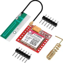 SIM800L GPRS GSM Module with Antenna Quad-Band 850/900/1800/1900MHz TTL Interface SIM Card Slot Onboard Signal Indicator for Rduino UNO IoT SMS Communication Projects-picture-23