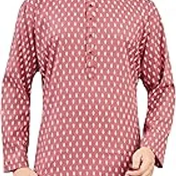 studio shringaar Men's Cotton Relaxed Fit Straight Kurta-picture-32
