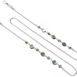 enakshi (label) 4xEyeglasses Chain Stylish Eyeglass Chain for Women Mask Necklace 75cm Argent|Clothing, Shoes & Accessories | Women's Accessories | Sunglasses & Fashion Eyewear | Eyewear Accessories-picture-36