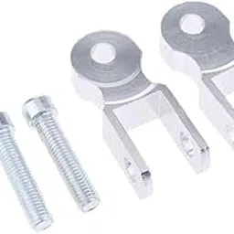 UJEAVETTE Height Extension Shock Absorber Motorcycle Jack Up Riser Suspension Silver-picture-20