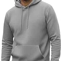 mack jonney Men Regular Fit Fleece ||Black||Hoodie Solid||Sweatshirt-JM3860-picture-13