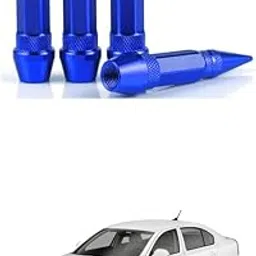 LOVMOTO 4PCS Spiked Shape Tire Valve Stem Caps, Aluminum Car Air Stem Cap, Universal Tire Valve Stem Covers for Cars, SUV, Trucks, Bikes, Motorcycles Comfortable with La-ura-picture-61