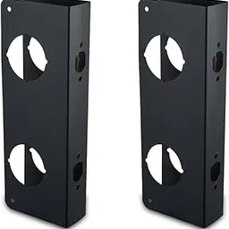 SUMBIN Door Guard Reinforcer for Extra Security to Your Home and Prevent Unauthorized Entry, 2-3/8 Backset and 5-1/2 Door Hole, Repair Doors in Black Finish 2 PCS-picture-41
