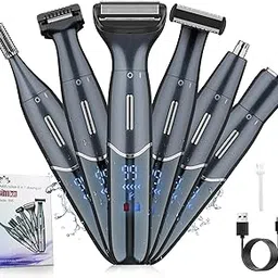 Manscape Ball Trimmer for Men,Body& Pubic Hair Trimmer and Groin Hair Shaver for Women & Men Pubic Hair, Private Area, Legs, Eyebrow,Face, Nose, Eyebrow, Body Hair Removal IPX5 Waterproof LED Display-image-7