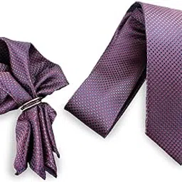 peluche Swanky Neck Tie & Pocket Square Set for Men-picture-20