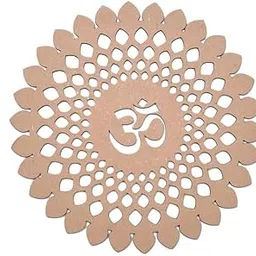 Printfry OM Floral Wooden Cutout for DIY Craft Art Workers MDF Base Decor (20 Inch)-image-61