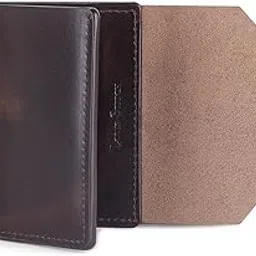 louis stitch Mens Spanish Leather Brown Bifold Wallet Purse for Men | 3 Card Slots, 1 Cash Compartment and 1 Coin Pocket with RFID Blocking (LSWL-06-BTOPBB-100)-picture-19