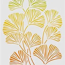 FINGERINSPIRE Ginkgo Leaf Stencils - 11.7x8.3 inch Plastic Gingko Leaves Drawing & Painting Stencils for Wall, Floor, Wood & Tile-picture-24