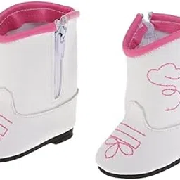 Fashion My Day 3xPU Leather Zipper Boots Flats Shoes for 18" Dolls Accessory | Modern | Clothes & Accessories | Dolls-image-62