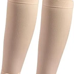 club bollywood LICHTS®Calf Compression Sleeves Elastic Compression Socks for Soccer Skin Color-picture-17
