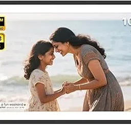 AKImart 15.6 Inch Large Digital Photo Frame, Digital Picture Frame WiFi, IPS HD Touch Screen 32GB Storage Photo Frame with Auto-Rotate Instant Share Photo/Video Sharing via Frameo App, Gift for Mom image 1