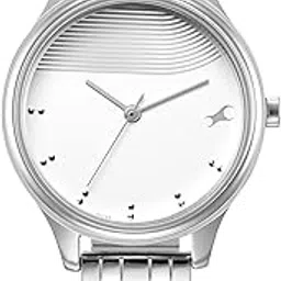 fastrack Stunners Quartz Analog Silver Dial Metal Strap Watch for Girls-NS6280SM01-picture-38