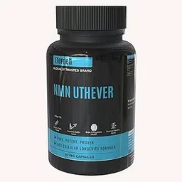 Eternell - NMN Uthever 300mg | Ayurvedic Natural NAD+ Booster Supplement for Men & Women | Supports Cellular Energy, Vitality, Immunity & Healthy Aging | 60 Veg Tablets-picture-44