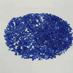 Nevy Blue Glass 3-6mm Crushed Glass Crystals Resin Art Crafts - Crushed, Irregular Shape -250gm-picture-59