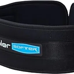 BABBLER Weight Lifting Belt, Softer 4" X-Large Flat Light Weight Foam Padded Belt with Velcro Fastener Export Quality, Adjustable Lumbar Support Belt-picture-55