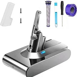 battool V8 Battery, 21.6V 6.0ah SV10 Replacement Battery, Battery for Dyson V8 Series Wireless Vacuum Cleaner, V8 Absolute Animal Filter Motorhead Fluffy, Compatible with Dyson V8 Vacuum Cleaners-picture-34