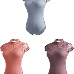 bnf® Women Ballet Leotards Casual Comfortable Versatile Fashionable Soft Backless XL Light Gray Clothing, Shoes & Accessories-picture-29