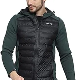rock.it Rockit Mens Solid Green Hooded Neck Full Sleeve Jacket-picture-59