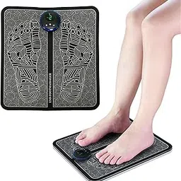 Drumstone (With No Cost 𝗘𝘅𝘁𝗲𝗻𝗱𝗲𝗱 𝗪𝗮𝗿𝗿𝗮𝗻𝘁𝘆) Portable EMS Foot Massager - Wireless, Foldable, USB Rechargeable, 6 Modes, Pain Relief, Circulation Booster image 1